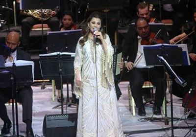 "صور" ماجدة الرومي تختم حفل الموسيقى العربية 