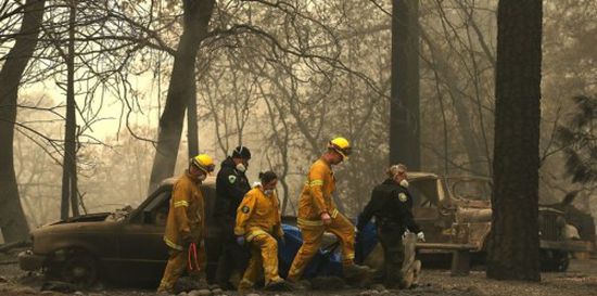 البحث عن 1000 مفقود في حريق غابات بكاليفورنيا