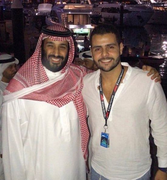 صورة ولي العهد السعودي ومحمد خاشقجي تنفي أكاذيب الجهات المعادية 