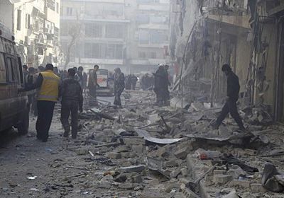 مسلحون يقصفون مدينة حلب وإصابة 50 شخصًا