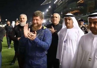حصان الرئيس الشيشاني يهزم حصان ولي عهد دبي