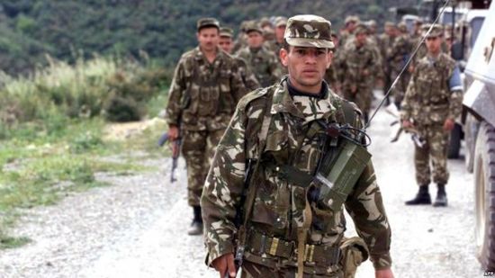 الجيش الجزائري يكشف مخبئاً إرهابياً به 41 قذيفة