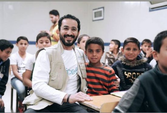 أحمد حلمي يزور عدد من المدارس بالأردن في إطار مشاركته بحملة اليونيسيف "صور"