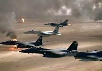 طيران التحالف يحلق في سماء صنعاء