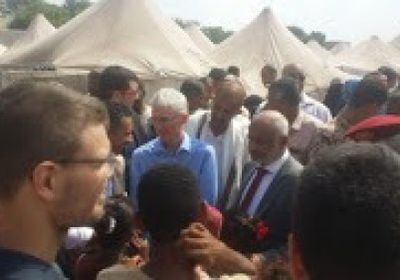 زيارة خاصة من المسؤول الأممي للشؤون الإنسانية لنازحي الحديدة