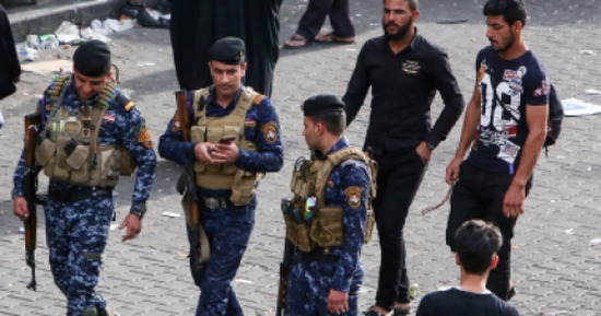الشرطة العراقية تهدم نفق لتنظيم داعش بكركوك