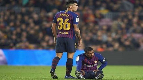 برشلونة يعلن إصابة مالكوم في الكاحل