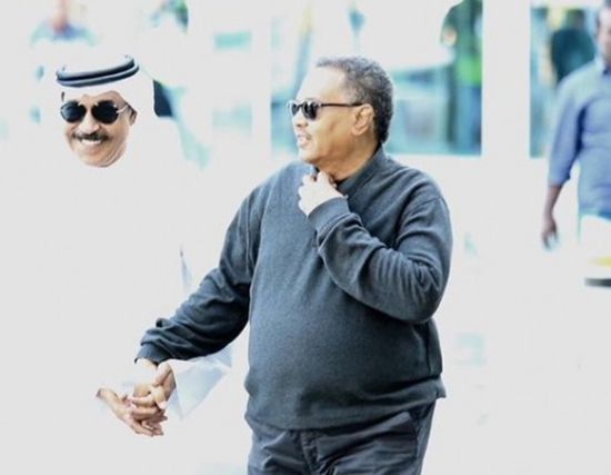 الفنان عبد الله الرويشد يستقبل النجم السعودي محمد عبده في الكويت