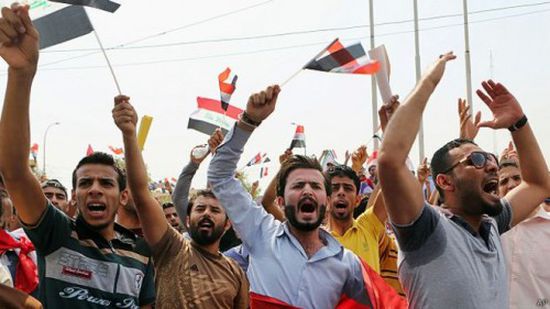 مظاهرات البصرة تصل منزل رئيس مجلس المحافظة