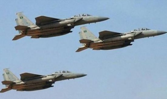طيران التحالف يستهدف مواقع لمليشيات الحوثي في البيضاء 