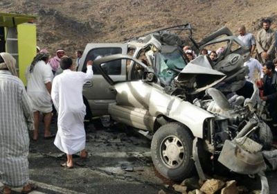 حادث مروري مروع يحصد ثلاثة أشخاص في إب 