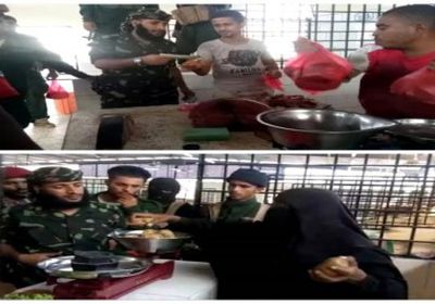 قائد أمني يتفقد أسر الشهداء في سوقي "الخضار والأسماك" بكابوتا الممول إماراتيا