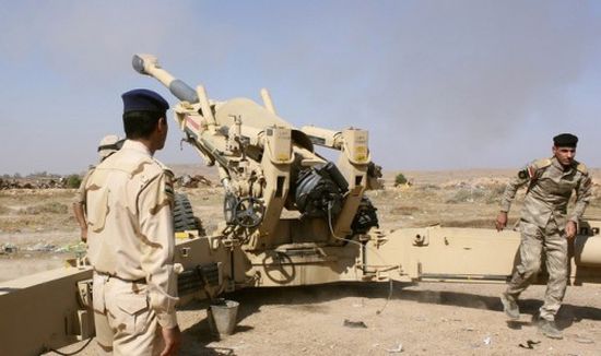 المدفعية العراقية تقصف معاقل لتنظيم داعش الإرهابي