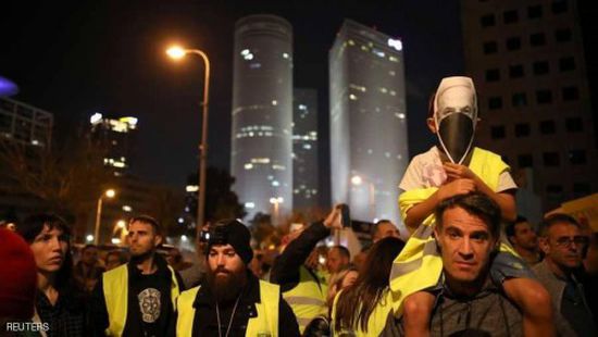 "الشعب ضد الحكومة" شعار "السترات الصفراء" بشوارع تل أبيب