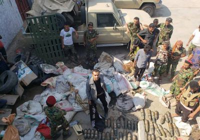 أمن عدن: العثور على مخزن أسلحة بالبريقة " تفاصيل "
