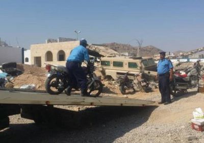 مرور المكلا يضبط 57 دراجة نارية