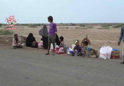ألوية العمالقة: نزوح العشرات من ساكني الحديدة هرباً من قصف الحوثي