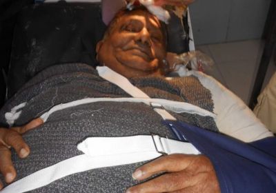 تعرض عميد المسرح اليمني لحادث إغماء