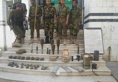 تفاصيل العثور على معمل متفجرات في تعز (صورة)