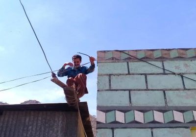 قطع أسلاك الكهرباء عن المتخلفين في سرار بمحافظة أبين 