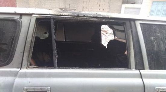 حرق سيارة رئيس عمليات مكتب الرئاسة في المنصورة على يد مجهولين