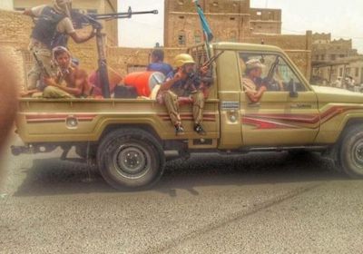 الحزام الأمني بالمحفد يوقف مرور الشاحنات لهذا السبب