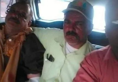 صور لقائد المنطقة العسكرية الرابعة ومحافظ لحج أثناء إسعافهم