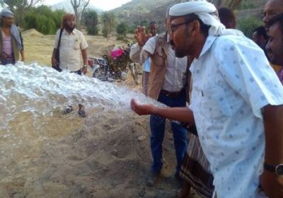 افتتاح مشروع مياه وادي شعب بطور الباحة رسمياً