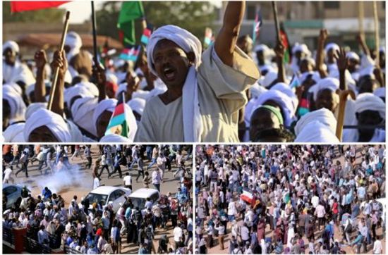 متظاهرو السودان يطلقون أسبوع "انتفاضة المدن والقرى"