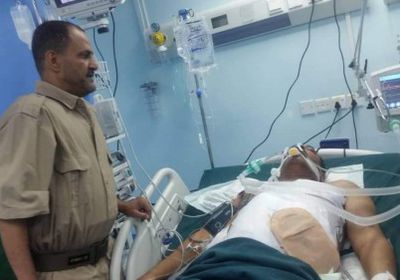 تفاصيل زيارة اللواء شلال شايع لمصابي هجوم العند في عدن