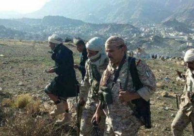 عملية نوعية للجيش شرق تعز تسفر عن مقتل  وإصابة 11 حوثياً بينهم قيادي بارز
