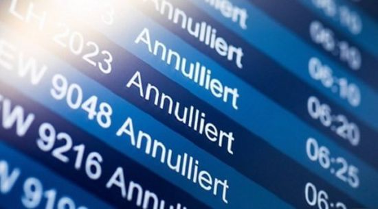 إلغاء مئات الرحلات الجوية في ألمانيا بسبب إضراب موظفي الأمن