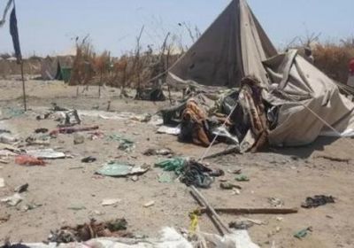 قصف حوثي لمخيم النازحين وإصابة 4 أطفال واختطاف عشرات الآباء في الحديدة 