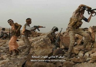 تحرير سلاسل جبلية هامة يتمركز فيها الحوثيون بمديرية كتاف