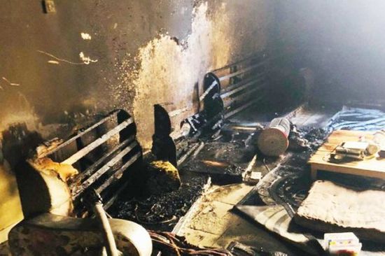 الدفاع المدني السعودي يخمد حريقا بحي الضاحي