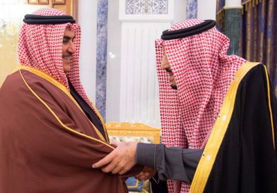ملك السعودية يستقبل وزير خارجية البحرين.. صور