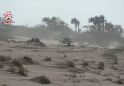 مليشيات الحوثي تواصل قصفها مواقع العمالقة في الحديدة 