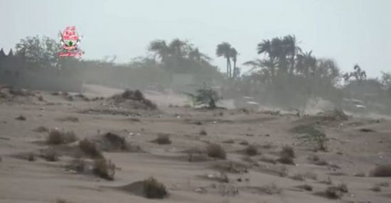 مليشيات الحوثي تواصل قصفها مواقع العمالقة في الحديدة 