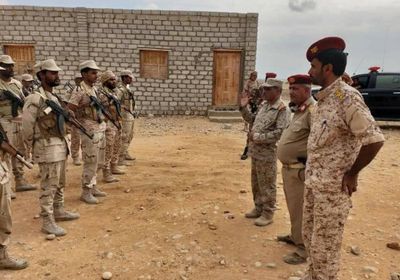 بالصور ..البحسني يكرم قيادة وأفراد نقطة الصلب العسكرية تقديراً لجهودهم المتميزة