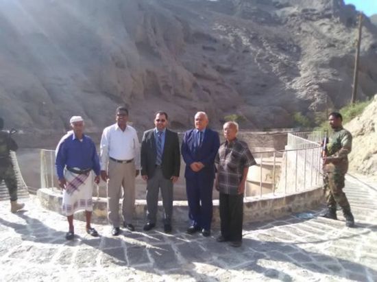 الكاف والوالي يتفقدان معالم الصهارج الأثرية بمدينة كريتر