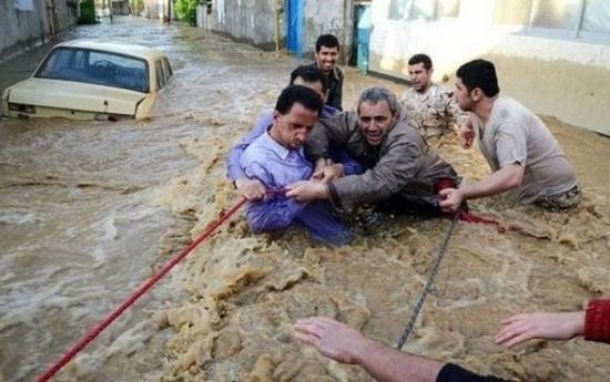 بسبب السدود.. فيضانات تضرب 5 محافظات بإيران