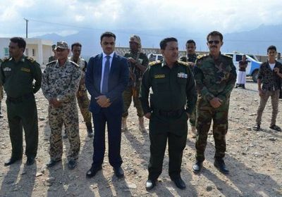 زيارة خاصة من مسؤولي سقطرى لوحدات القوات الخاصة للوقوف على جاهزيتها