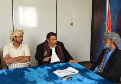 تفاصيل لقاء رئيس انتقالي شبوة برئيس لجنة الوفاق الجنوبي