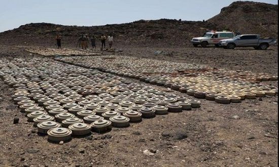 "مسام" يفكّك نحو 39 ألف لغم حوثي في عدة محافظات يمنية