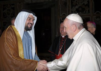 " عالم التسامح "..هكذا رحب الفنان حسين الجسمي بزيارة البابا فرنسيس للإمارات