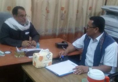 مدير عام مديرية شبام يتفقد فرع مؤسسة الكهرباء 