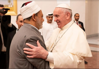 تفاصيل لقاء بابا الفاتيكان وشيخ الأزهر في رسالة سلام إماراتية