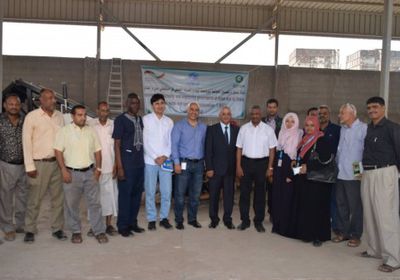 بدعم بنك التنمية الألماني.. تسليم المعدات لشركة المياه في عدن