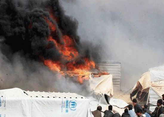 مصرع 4 أطفال بالعراق نتيجة حريق بمخيماتهم في كركوك