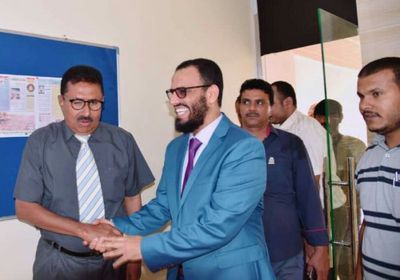 بالصور.. زيارة خاصة من بن بريك للجمعية الوطنية للمجلس الانتقالي